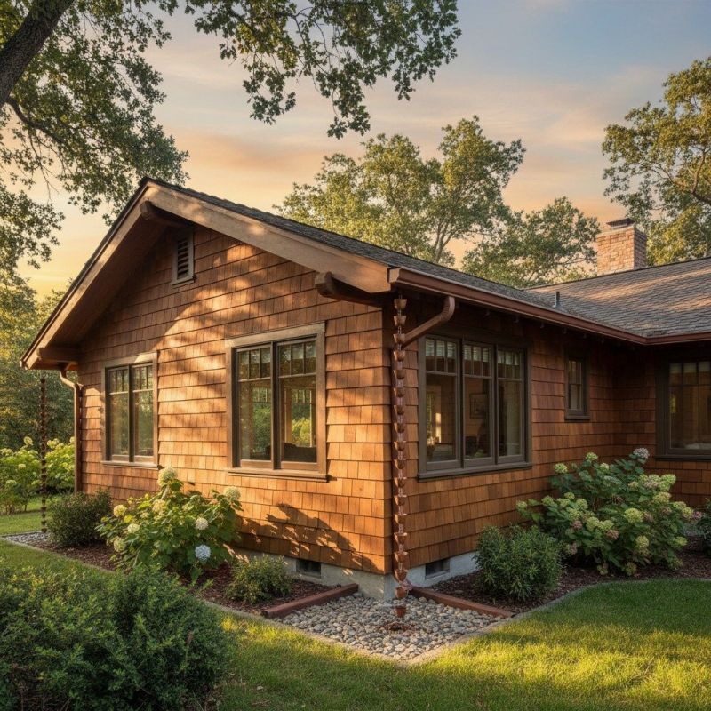 Wood Gutters Installation detail